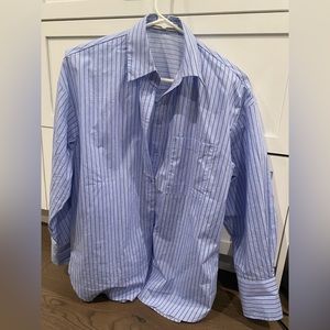 Mango women’s oversized button up shirt